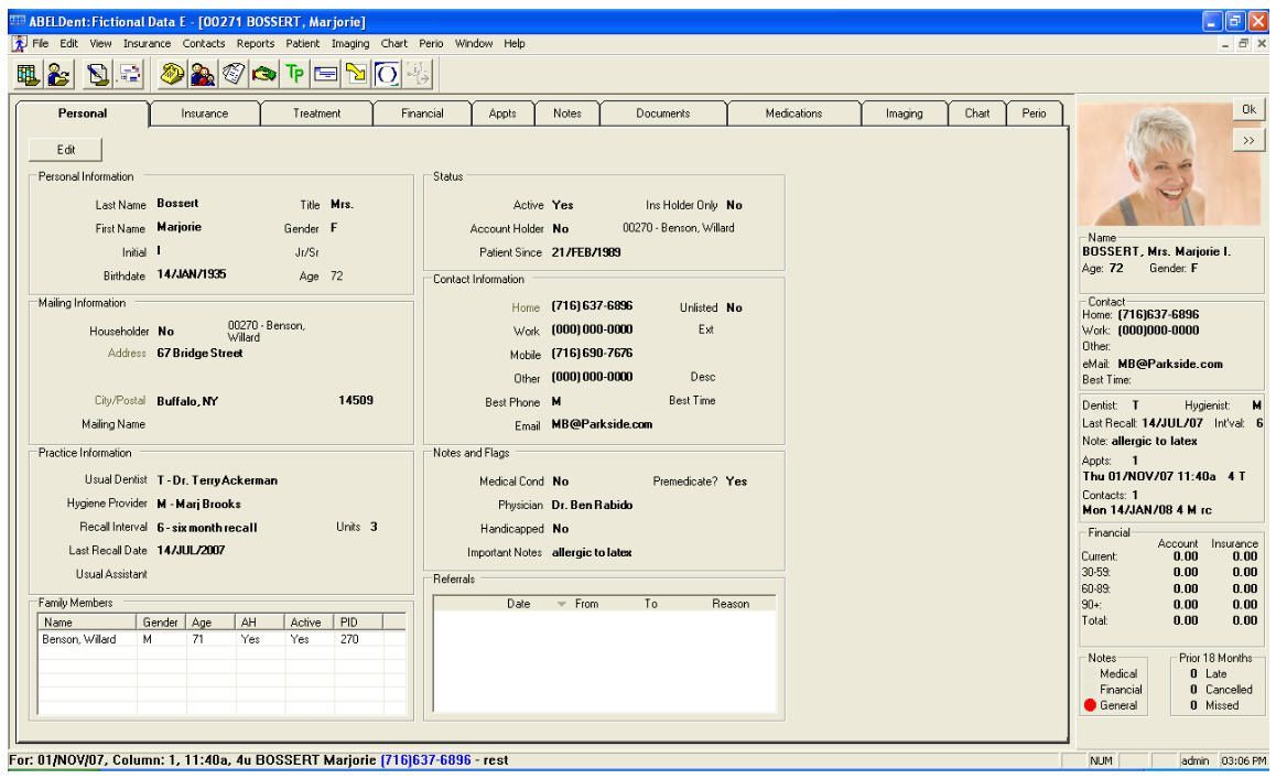 Management software / medical / dentist office ABELDENT ABEL Dental Software