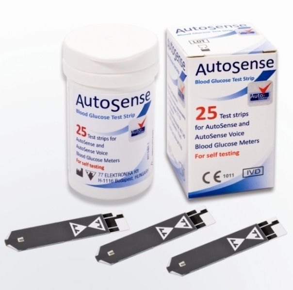 Blood glucose test strip AUTOSENSE TEST 77 Elektronika