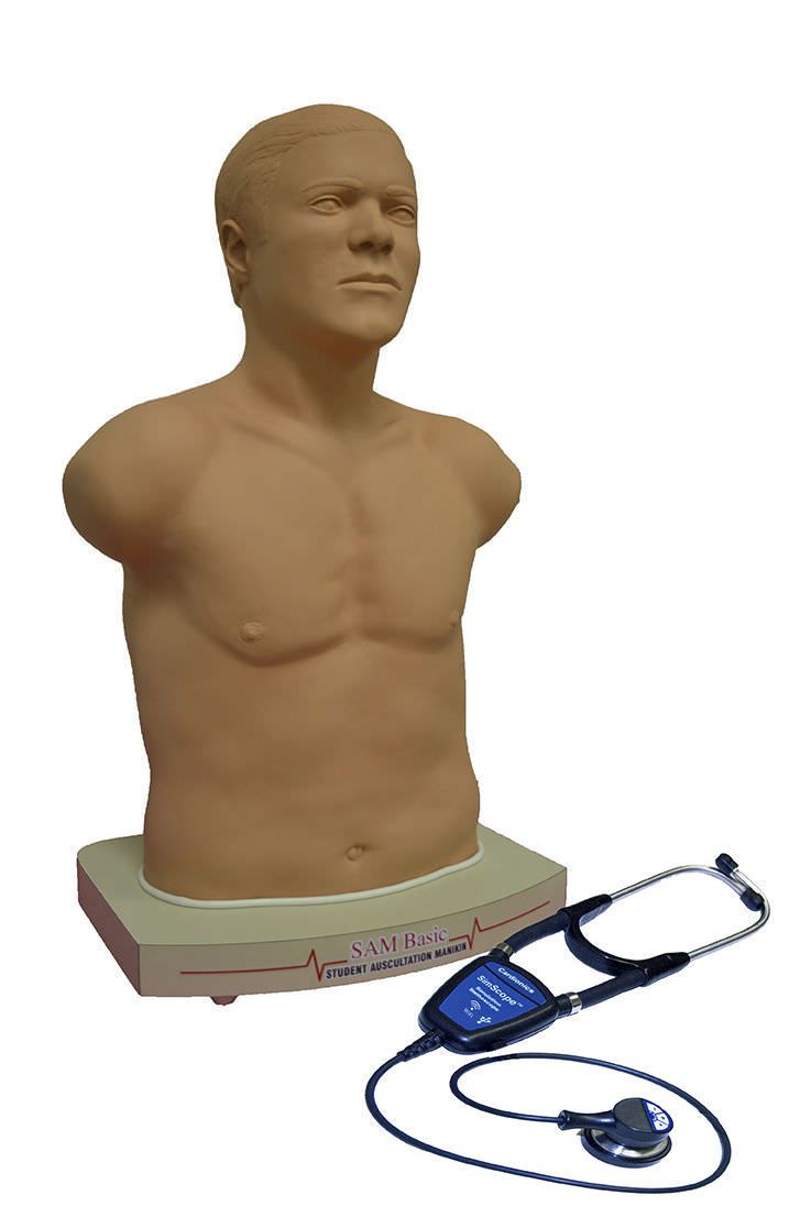 Auscultation training simulator / with sound generator SAM BASIC Cardionics