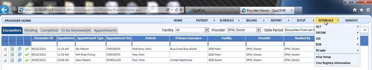 Patient data management software / podiatry PodPractice 20/20 Imaging