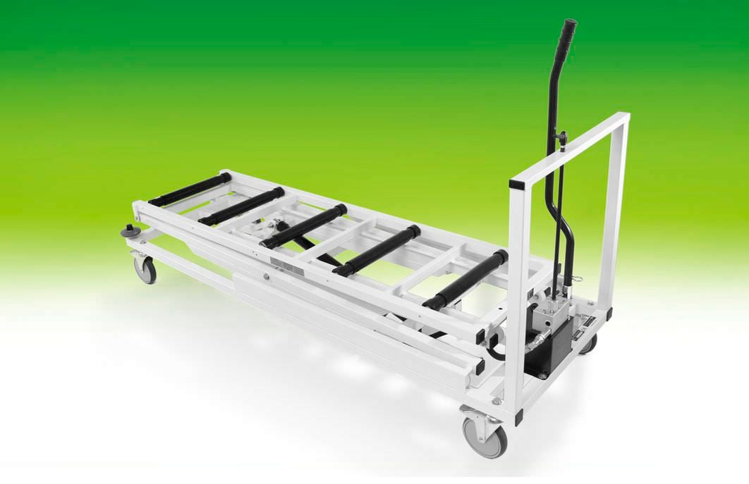 Storage trolley / mortuary / loading / coffin max. 200 kg | Short Top A.R. Twigg & Son