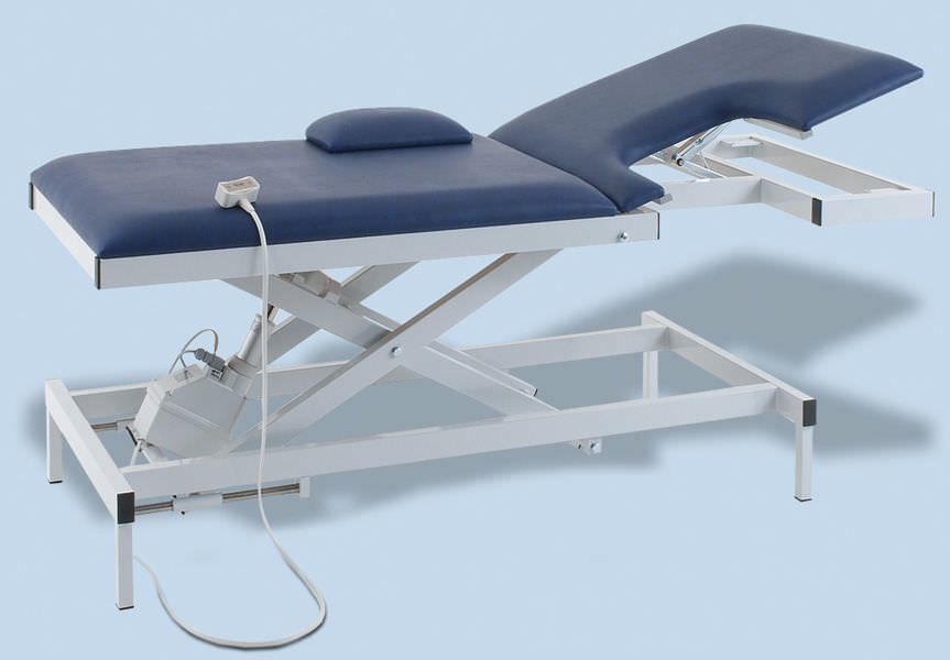 Echocardiography examination table / electrical / height-adjustable / 2-section H-EKA 1080/E 900 AGA Sanitätsartikel GmbH