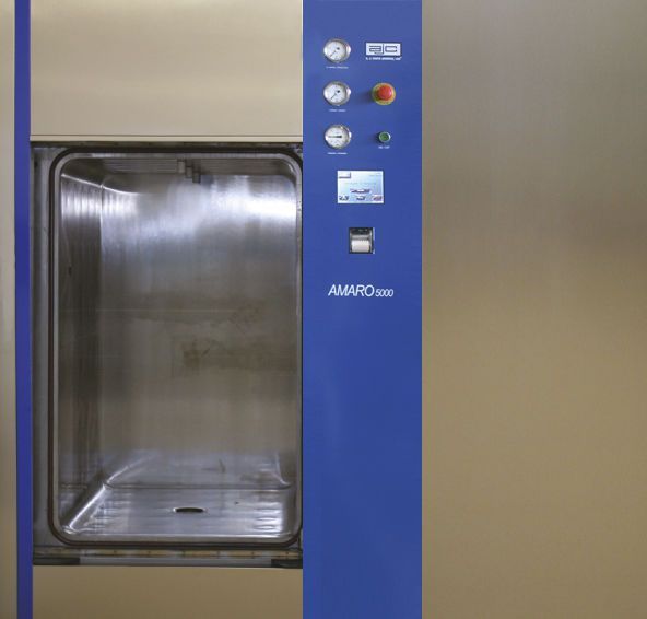 Medical autoclave / horizontal / with sliding door Amaro 5000 AJC 70x112 ajcosta